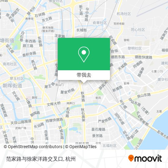 范家路与徐家洋路交叉口地图