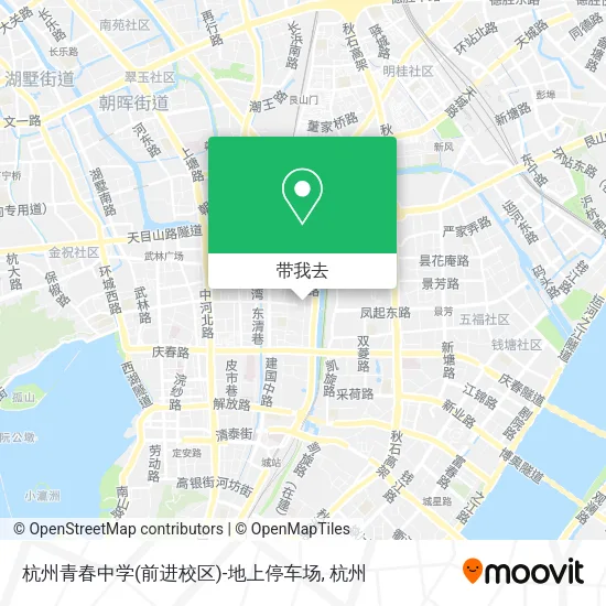 杭州青春中学(前进校区)-地上停车场地图