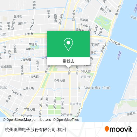 杭州奥腾电子股份有限公司地图