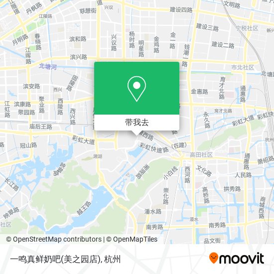 一鸣真鲜奶吧(美之园店)地图