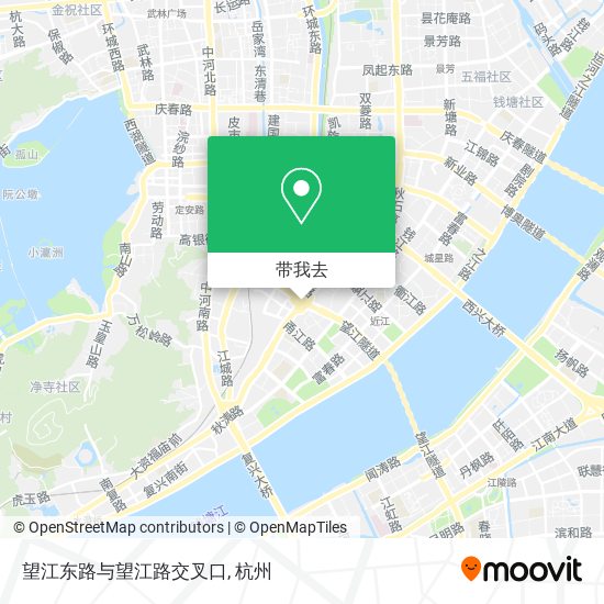 望江东路与望江路交叉口地图