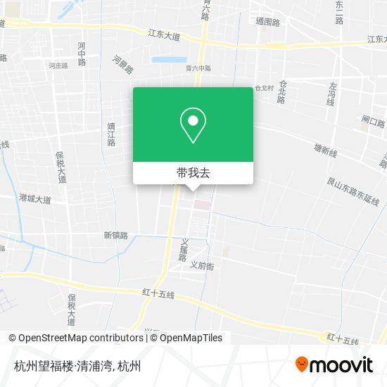 杭州望福楼·清浦湾地图