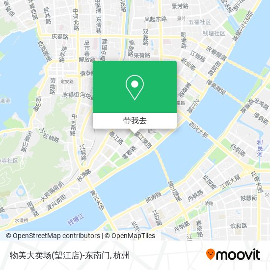 物美大卖场(望江店)-东南门地图