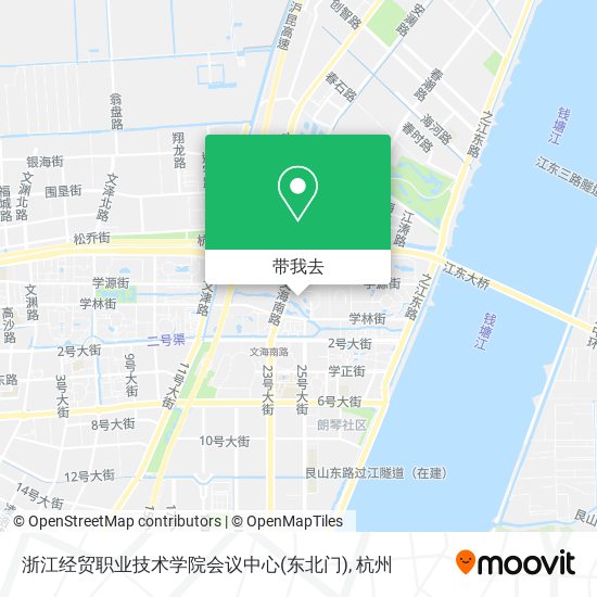 浙江经贸职业技术学院会议中心(东北门)地图