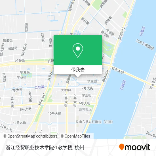 浙江经贸职业技术学院-1教学楼地图