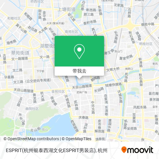 ESPRIT(杭州银泰西湖文化ESPRIT男装店)地图