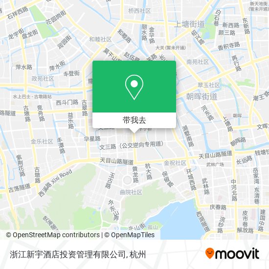 浙江新宇酒店投资管理有限公司地图