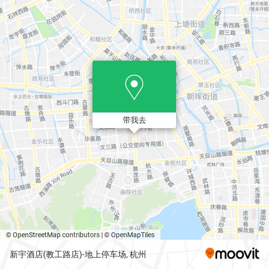 新宇酒店(教工路店)-地上停车场地图