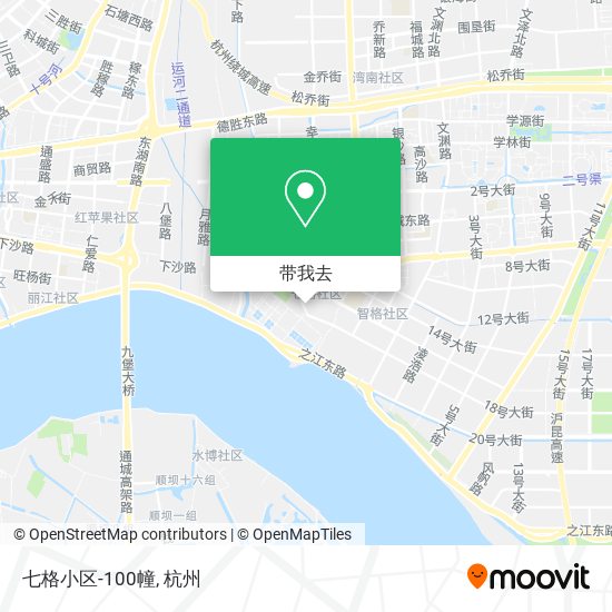 七格小区-100幢地图