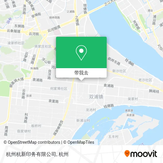 杭州杭新印务有限公司地图