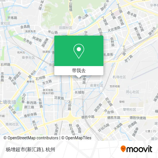 杨增超市(新汇路)地图