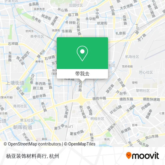 杨亚装饰材料商行地图