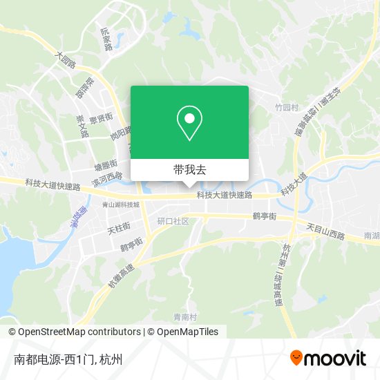 南都电源-西1门地图
