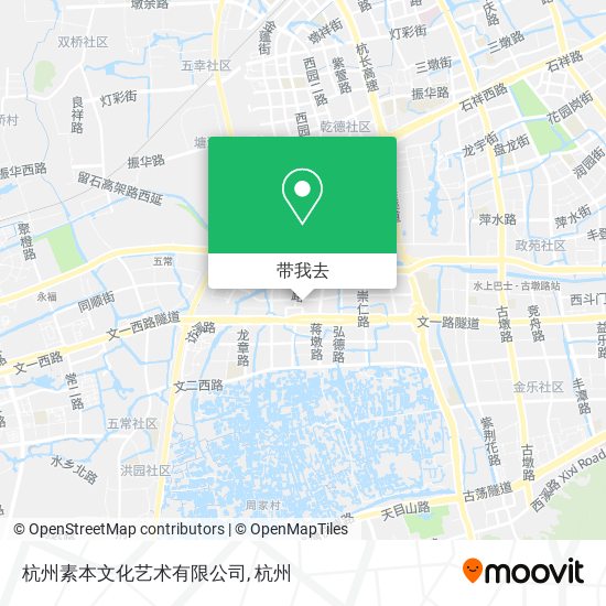 杭州素本文化艺术有限公司地图