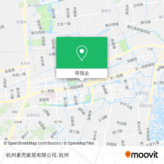 杭州素壳家居有限公司地图