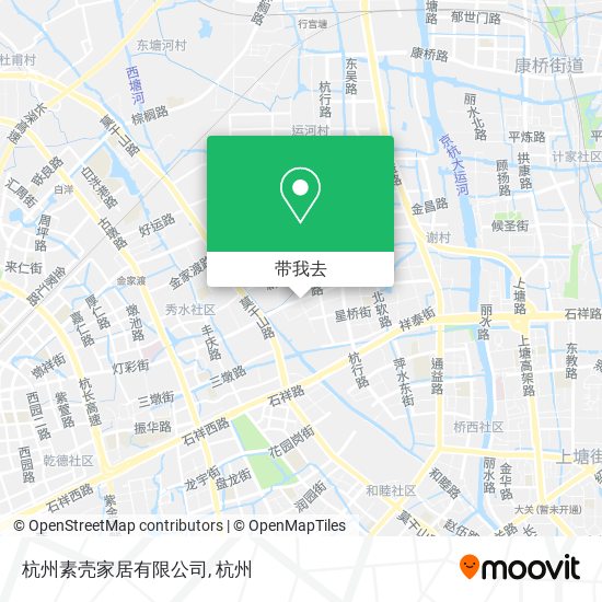 杭州素壳家居有限公司地图