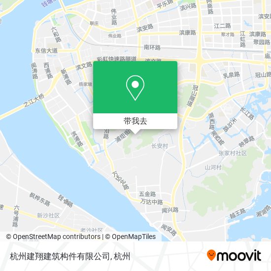 杭州建翔建筑构件有限公司地图