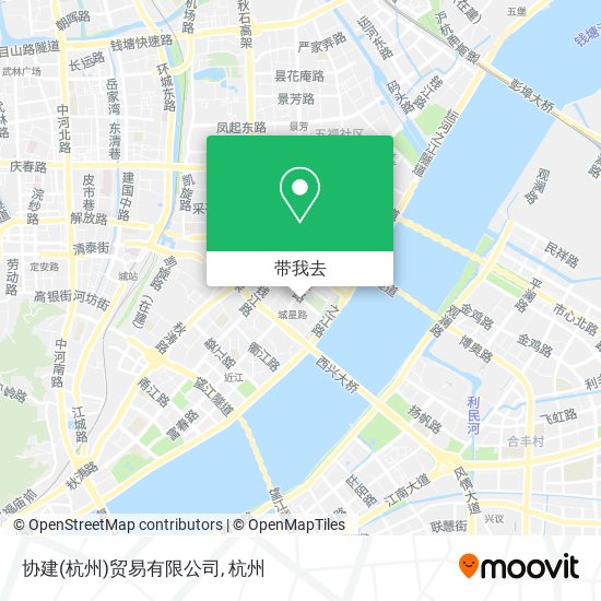 协建(杭州)贸易有限公司地图