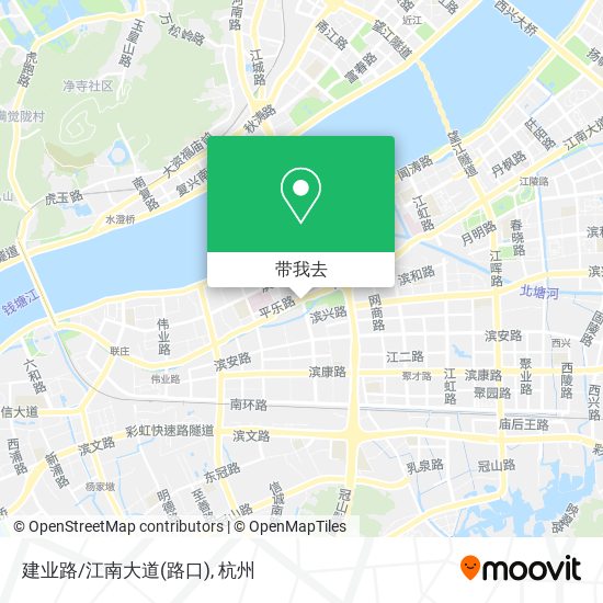 建业路/江南大道(路口)地图