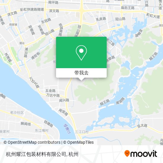 杭州耀江包装材料有限公司地图