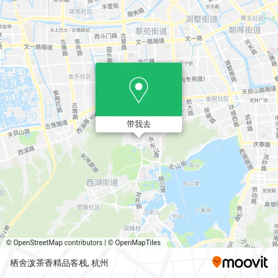 栖舍泼茶香精品客栈地图