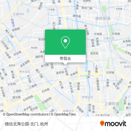 德信北海公园-北门地图