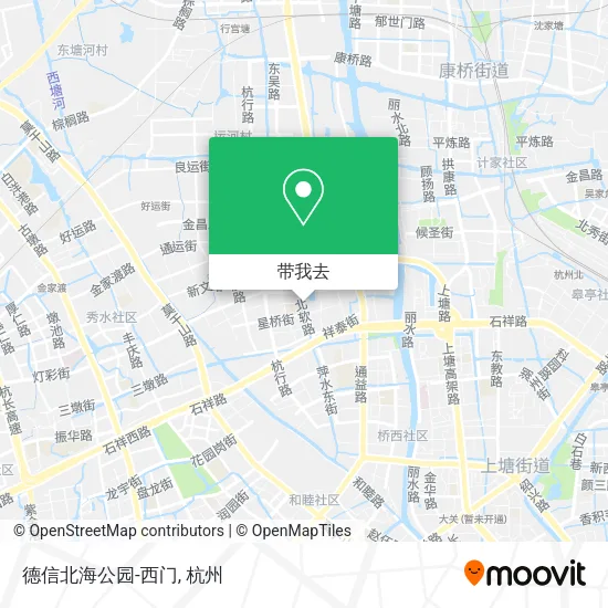 德信北海公园-西门地图