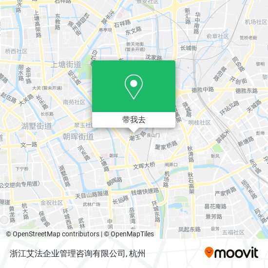 浙江艾法企业管理咨询有限公司地图