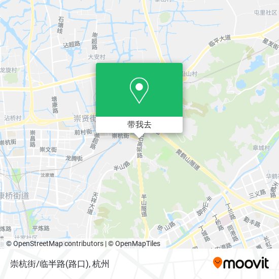 崇杭街/临半路(路口)地图