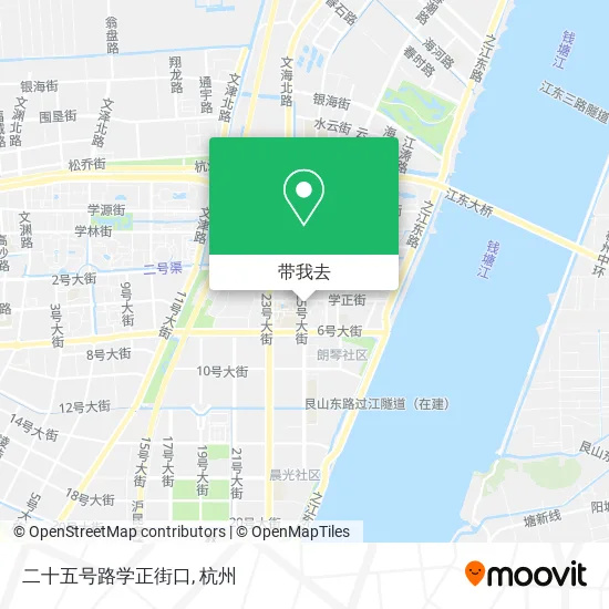 二十五号路学正街口地图