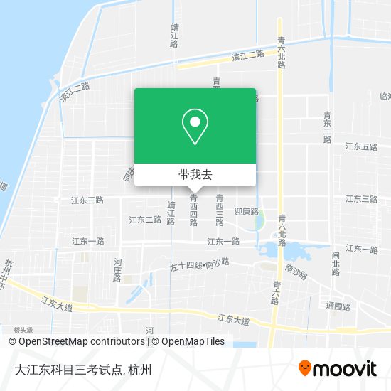 大江东科目三考试点地图