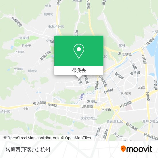 转塘西(下客点)地图