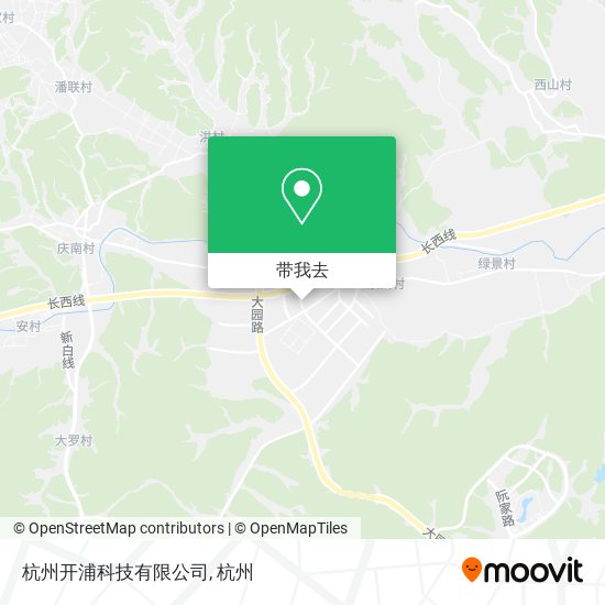 杭州开浦科技有限公司地图