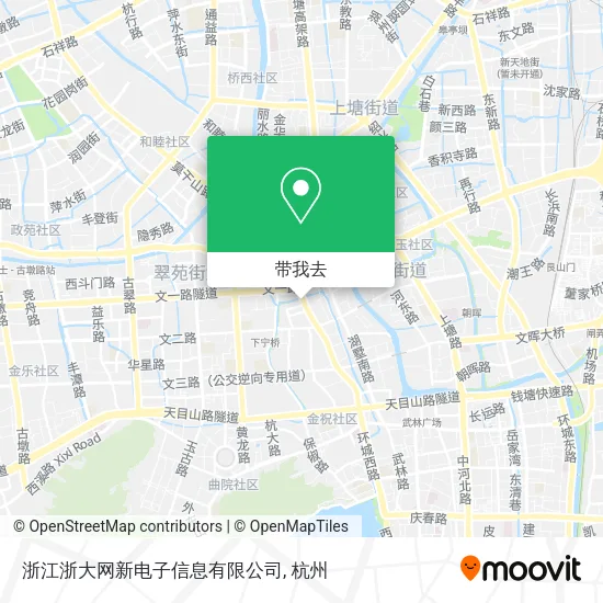 浙江浙大网新电子信息有限公司地图