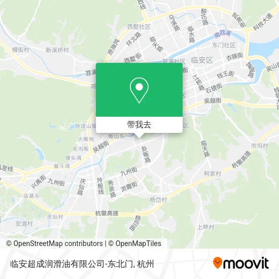 临安超成润滑油有限公司-东北门地图