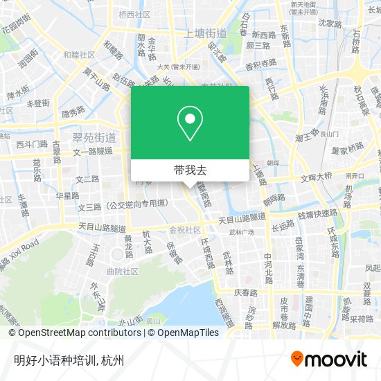 明好小语种培训地图