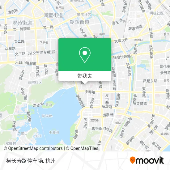 横长寿路停车场地图