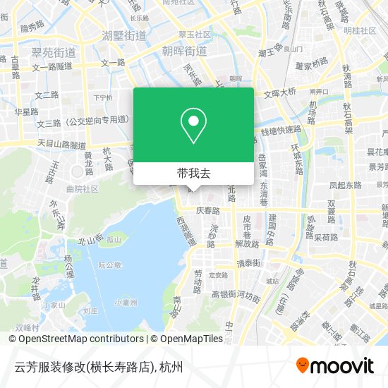云芳服装修改(横长寿路店)地图