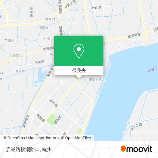 启潮路秋潮路口地图