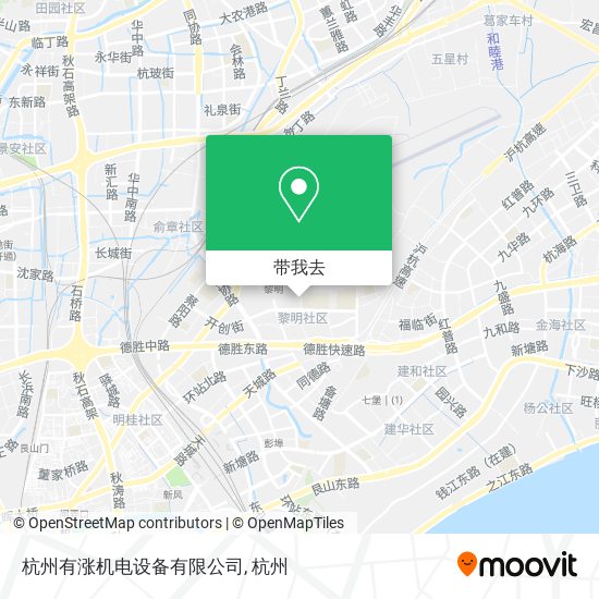 杭州有涨机电设备有限公司地图