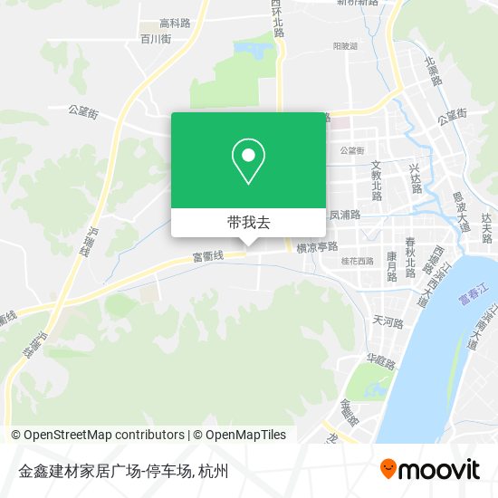 金鑫建材家居广场-停车场地图