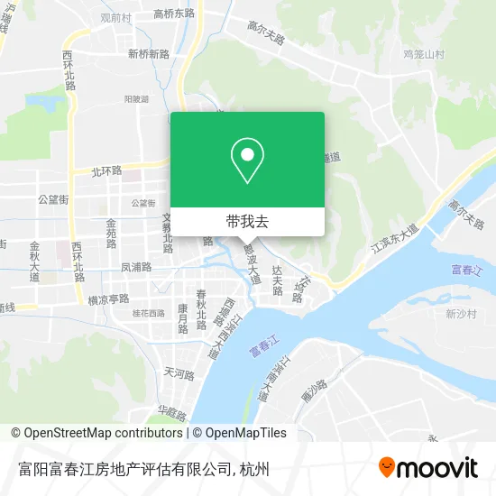 富阳富春江房地产评估有限公司地图