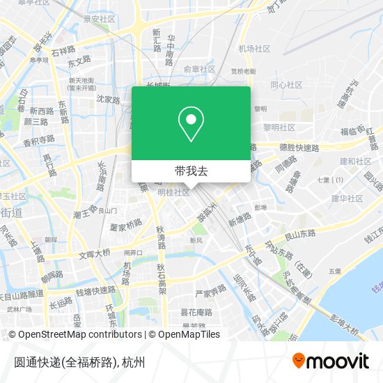 圆通快递(全福桥路)地图
