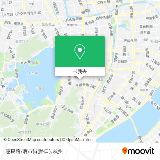 惠民路/后市街(路口)地图
