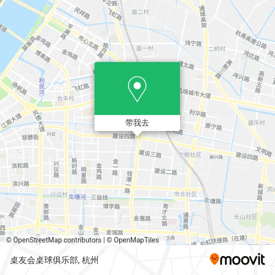 桌友会桌球俱乐部地图