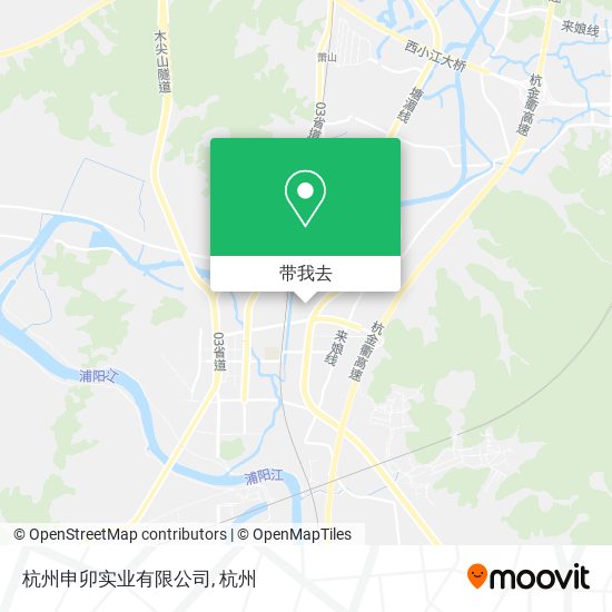 杭州申卯实业有限公司地图