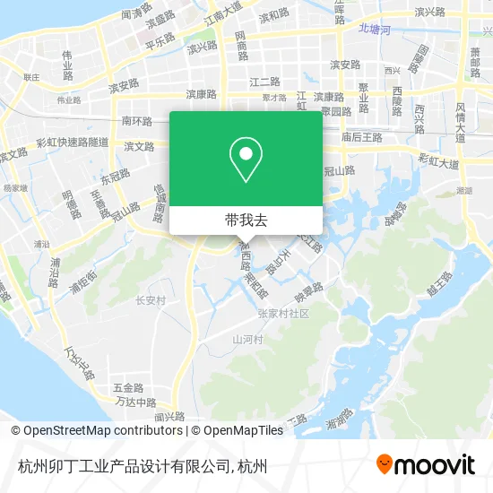 杭州卯丁工业产品设计有限公司地图