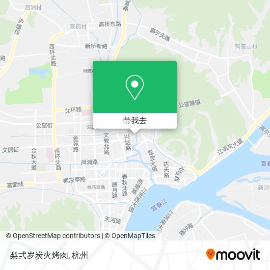 梨弎岁炭火烤肉地图