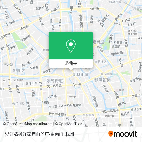 浙江省钱江家用电器厂-东南门地图