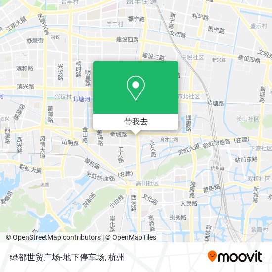 绿都世贸广场-地下停车场地图